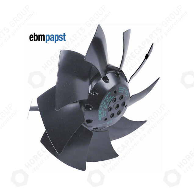 Horeca Parts - Wentylator ssący 230V 60Hz 78W typ A2E200-AH38-01 śr. 200mm dł. kabla 450mm 9 łopat