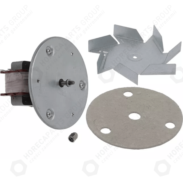Horeca Parts - Teplovzdušný ventilátor typ SP-20-AF-001 220/240V 50/60Hz 32W L1 57mm L2 13mm L3 25mm