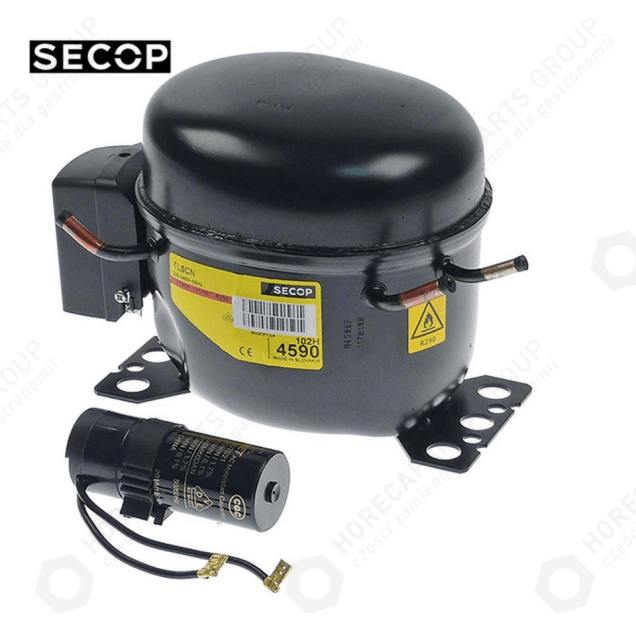 Horeca Parts - Sprężarka chłodnicza R290 SECOP typ TL5CN CSIR 220-240V 50Hz LBP/MBP
