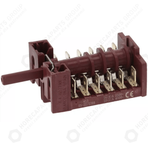 Horeca Parts - Comutator cu came 16 A 6 poziții de comutare 4 poli - Mașină de spălat vase Fagor (5971922)