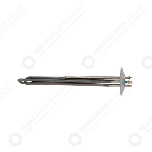 Horeca Parts - Heater 6000W 230V L 360mm - 3-hole flange connection screw connector pipe diameter 85mm