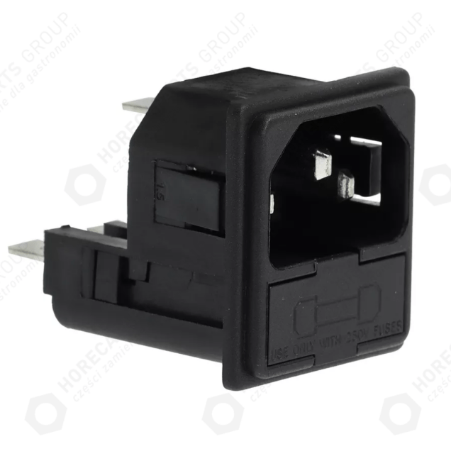 Horeca Parts - Elektrická zástrčka s pojistkovou zásuvkou