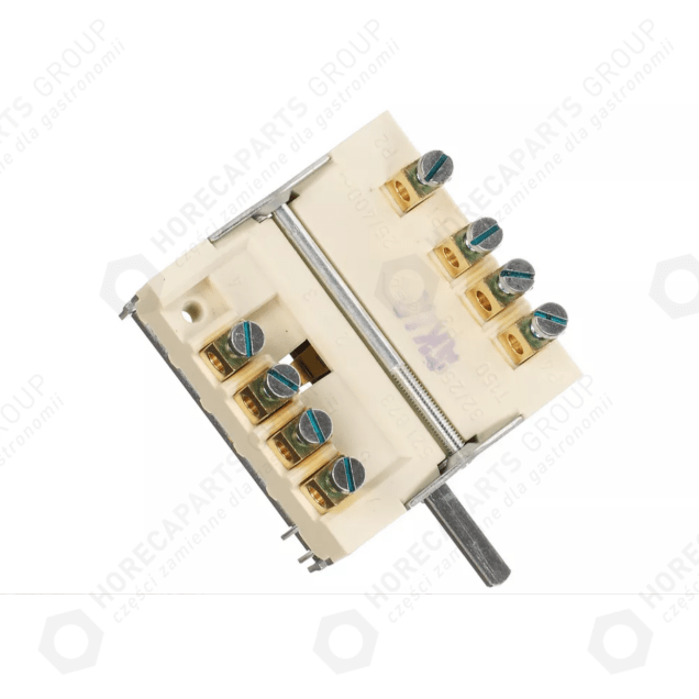 Horeca Parts - Cam switch 32A switching sequence 0-1-0-1 axle ø 6x4,6mm axle length 23mm - Electric hotplate Mkn (5991227)