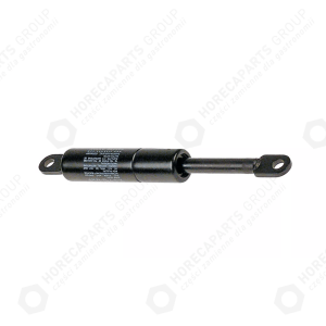Horeca Parts - Gas spring for 370 N vacuum device, stroke 40 mm, D1 ø 18 mm, D2 ø 8 mm, length 145 mm, hole ø 6,2 mm