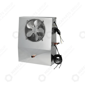 Horeca Parts - Racord evaporator 3/8″ aluminiu H 435mm L 350mm L 125/80mm cu 1 ventilator 1x ø200mm