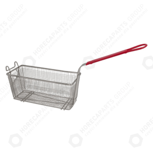 Horeca Parts - Frittierkorb L.1 335mm L.2 620mm B 140mm H.1 145mm H.2 200mm Stahl verchromt