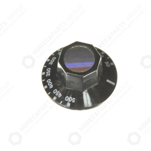 Horeca Parts - Černý knoflík ø 50 mm, 50-500*C - Sporáky Fimar, Modular