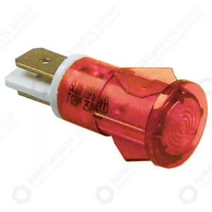 Horeca Parts - Blinkleuchte rot Ø 13mm 230V, Anschluss Flachstecker 6,3mm 1 St.