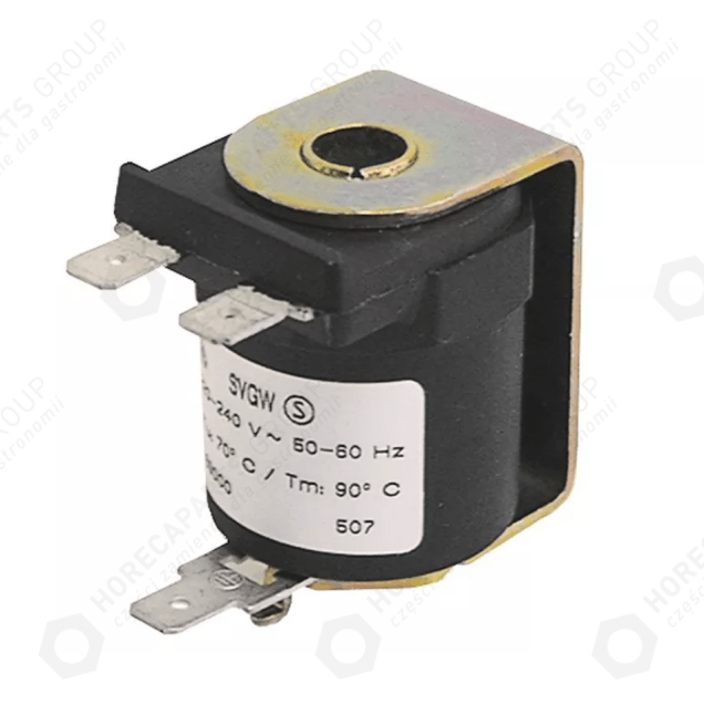 Horeca Parts - Conexiune bobină magnetică, fișă plată 6.3mm 220-240VAC Müller