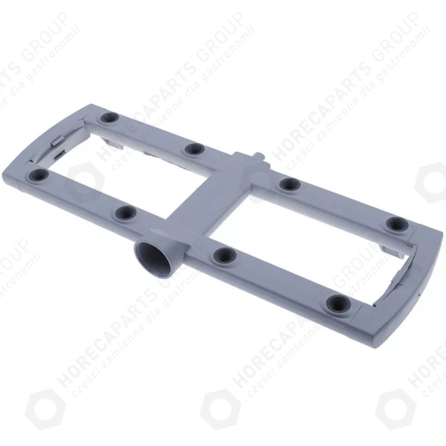 Horeca Parts - Braț de spălare L 385mm WID. 130mm poziție de montare inferioară, 8 duze