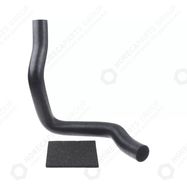 Horeca Parts - EPDM lisovaná hadice vnitřní průměr 50 mm černá vnější průměr 58 mm L 630 mm výplach