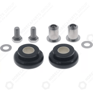 Horeca Parts - Set de role ø 40mm H 19mm diametru gaură 14mm pentru ghidajul capotei