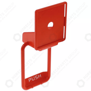 Horeca Parts - Distribuitor de băuturi PUSH levier lungime 200mm lățime 80mm înălțime 66mm roșu