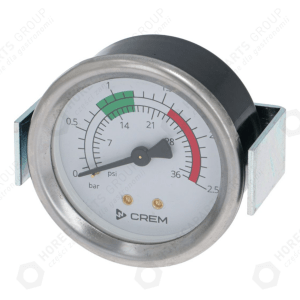 Horeca Parts - Manometru, filet 1/8”, ø 60 mm, interval de presiune 0-2,5 bar