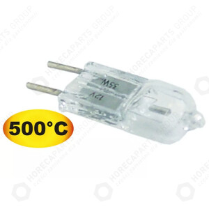 Horeca Parts - Halogenová žárovka G6.35 12V 35W 500°C - konvektomaty Tecnoeka