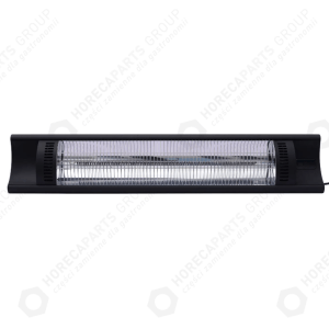Horeca Parts - Promiennik podczerwieni Bola tarasowy czarny, 230V/2500W, 912x185x(H)174mm Hendi 272428