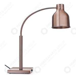 Horeca Parts - Lampa do podgrzewania potraw, giętka, HENDI, miedziany, 220-240V/250W, 268x203x(H)660mm
