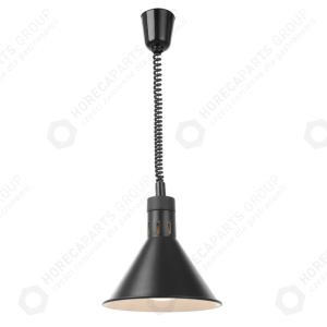 Horeca Parts - Lampa do podgrzewania potraw wisząca, stożkowa, HENDI, zielony, 230V/250W, fi.275x(H)250mm