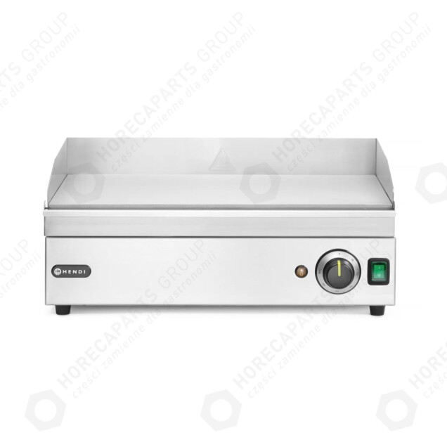 Horeca Parts - Grillplatte, HENDI, Kitchen Line, glatt, 220-240V/2400W, 527x404x(H)233mm