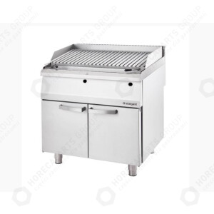 Horeca Parts - Grill lawowy gazowy, ruszt V, 13 kW, G20, Stalgast 9733010