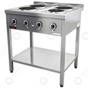 Horeca Parts - Elektrický sporák Kromet 000.KE-4M
