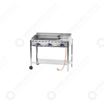 Horeca Parts - Gasgrill system 3 Brenner Hendi 149591