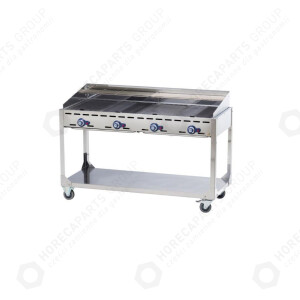 Horeca Parts - Gril Hendi Green Fire Kitchen Line 4-palnikowy 149614