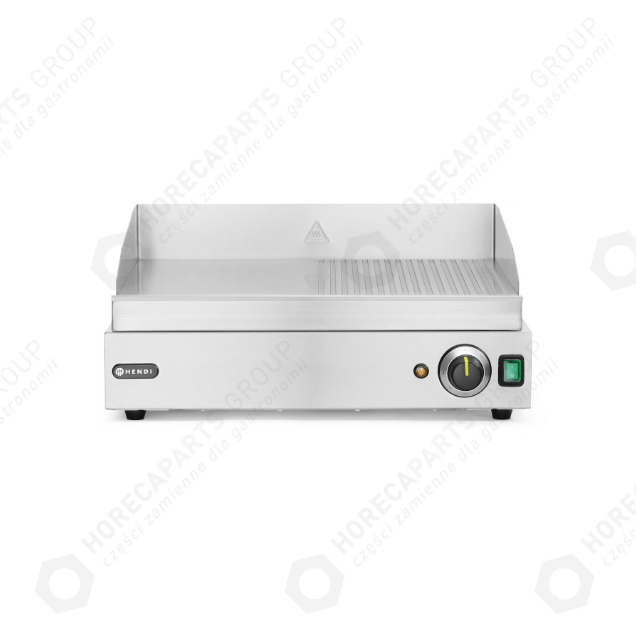 Horeca Parts - Płyta grillowa 1/2 gładka, 1/2 ryflowana