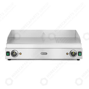 Horeca Parts - Płyta grillowa w ⅓ żebrowana, HENDI, Profi Line, 2/3 gładka, 1/3 ryflowana, 230V/3500W, 720x530x(H)250mm