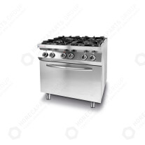 Horeca Parts - Gas range Hendi 4-burner Kitchen Line 225882