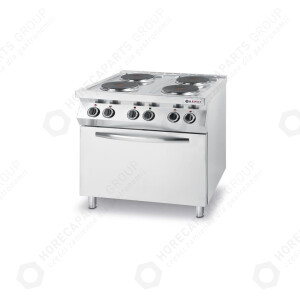 Horeca Parts - Kuchnia elektryczna 4 palnikowa Hendi 225936 (CE874FP)