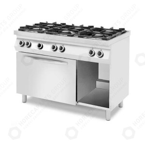 Horeca Parts - Kuchnia gazowa 3x 3,5 kW + 3x 6 kW Hendi 227909