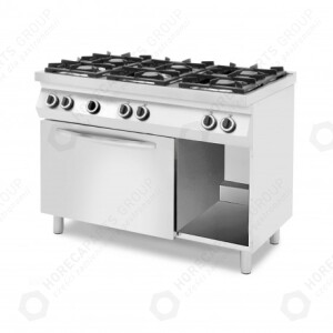 Horeca Parts - Plynový sporák se 6 hořáky Hendi 227923