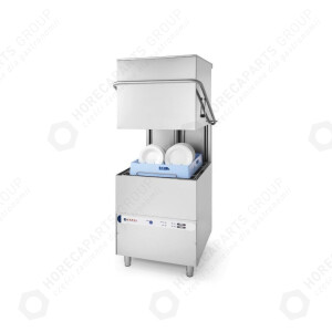 Horeca Parts - Zmywarka kapturowa do naczyń, manualna, z dozownikiem detergentu Hendi 233061 (Turbo 1500)