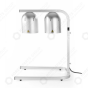 Horeca Parts - Lampă pentru încălzirea alimentelor, dublă, HENDI, argintiu, 230V/500W, 453x360x(H)790mm