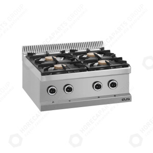 Horeca Parts - Kuchnia gazowa -stołowa MBM z palnikami Flex Burners, 4x 7 kW, linia 700 - kod MG7G477XL